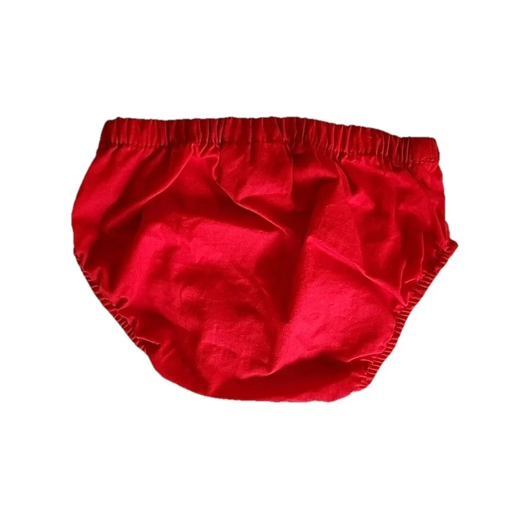 Holiday Dress Bloomers Sweater Christmas Party‎ 3 Piece Red Infant Girls Sz 3M